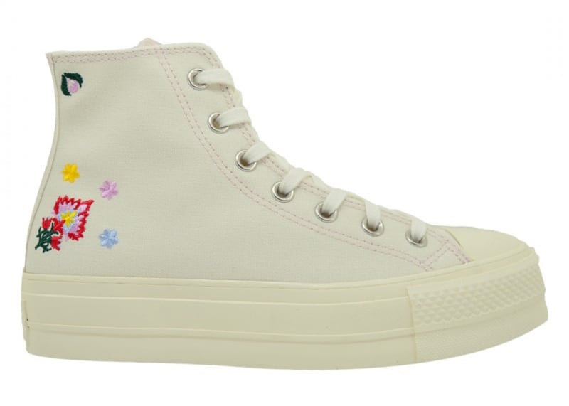 Converse Chuck Taylor All Star Lift Platform Floral Embroidery