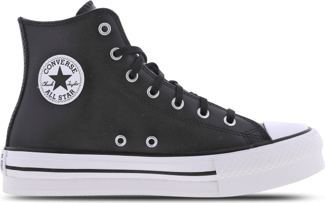 Converse Chuck Taylor All Star Eva Lift Hi Leather Black Natural Ivory