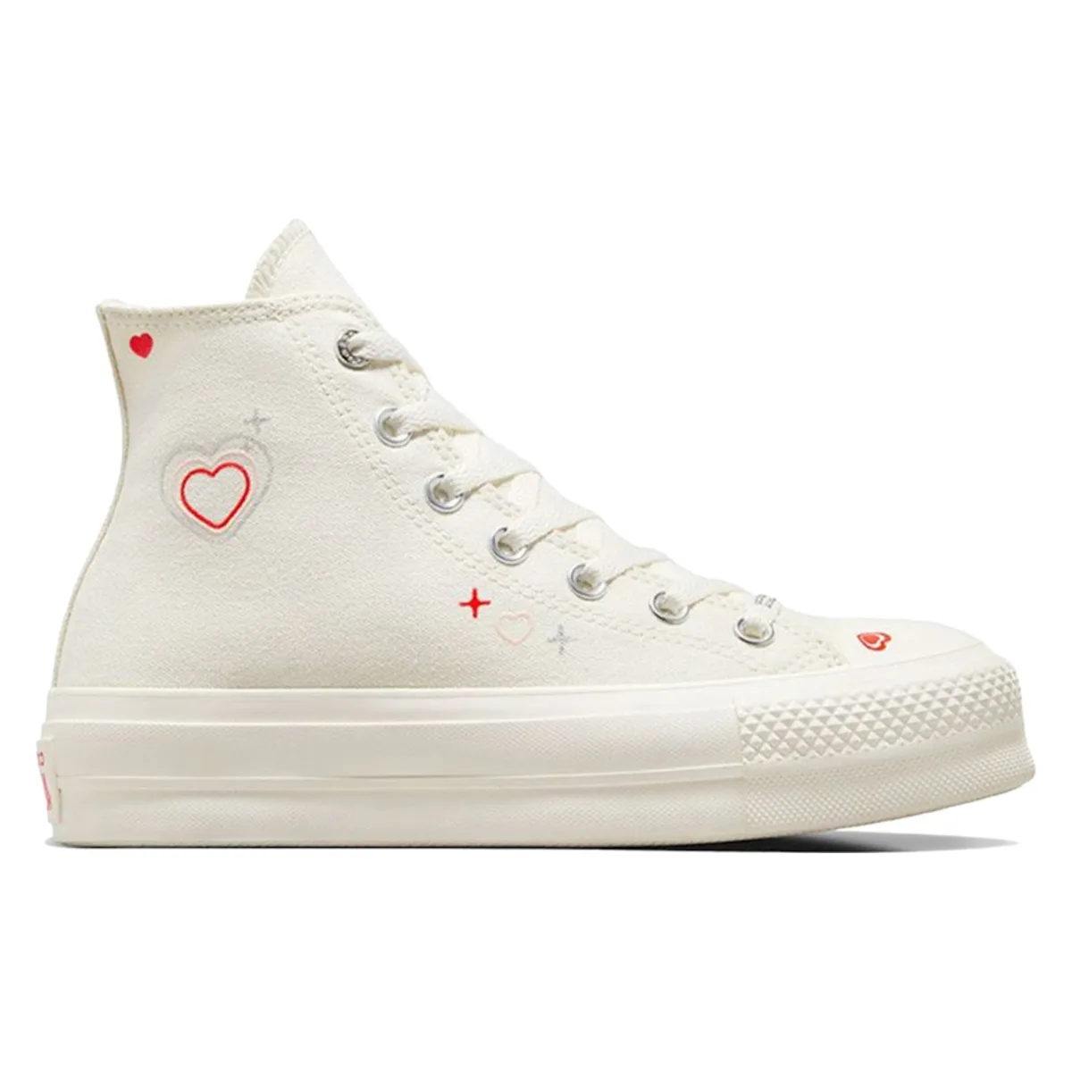 Converse Chuck Taylor All Star Lift Hi Y2K Heart Egret (Women's)
