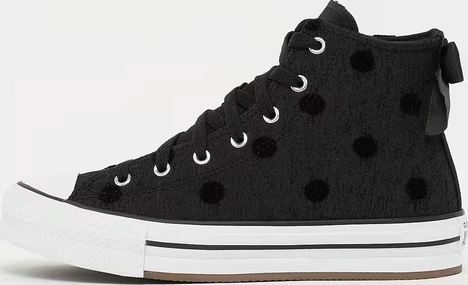 Converse Chuck Taylor All Star Lift Platform Polka Dot & Bow