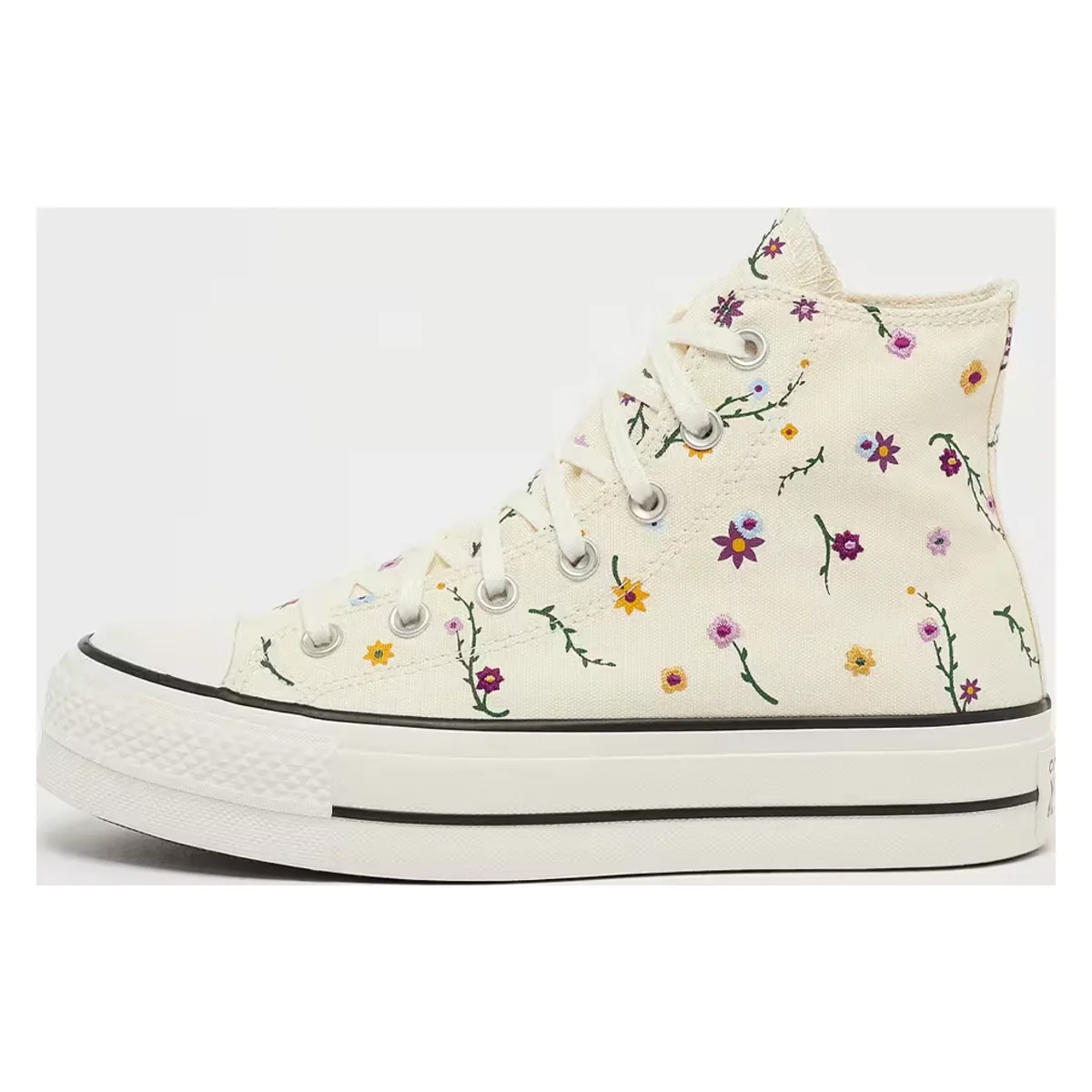 Converse Chuck Taylor All Star Lift Platform Embroidered Blooms
