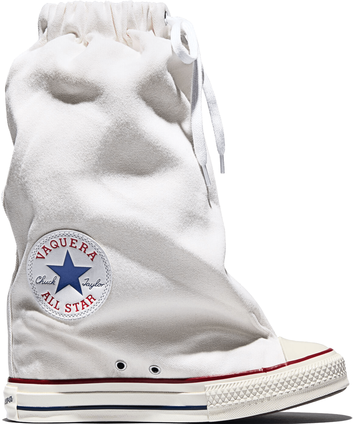 Vaquera x Converse Chuck Taylor All Star XHi Slouch Wedge "White"
