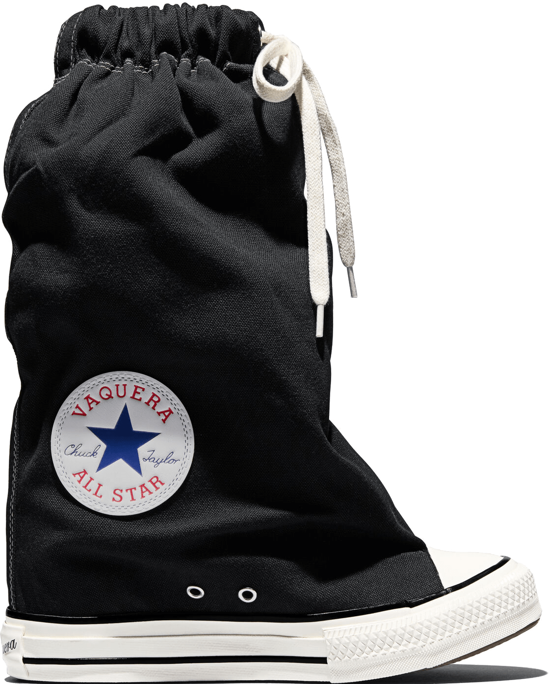 Vaquera x Converse Chuck Taylor All Star XHi Slouch Wedge "Black"