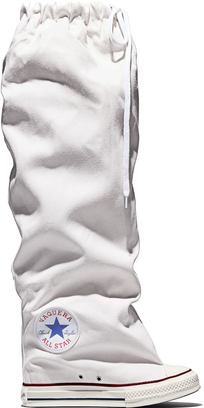 Vaquera x Converse Chuck Taylor All Star XXXHi Slouch Wedge "White"