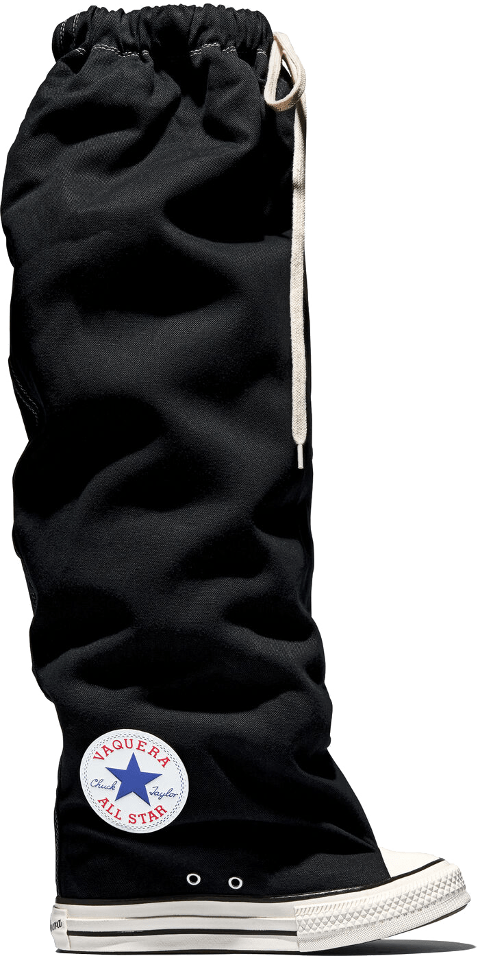 Vaquera x Converse Chuck Taylor All Star XXXHi Slouch Wedge "Black"