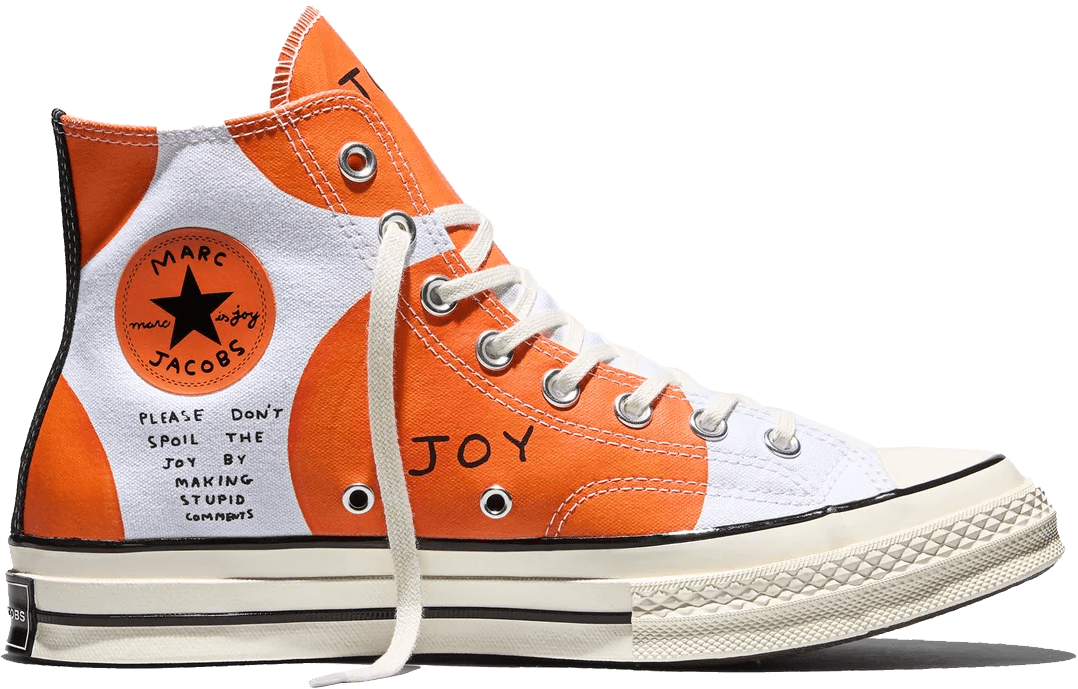 David Shrigley x Marc Jacobs x Converse Chuck 70 "Mandarin Orange"