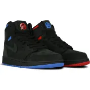 Air Jordan Nike AJ 1 Retro High OG Quai 54 Q54 Black/University Red/Italy Blue