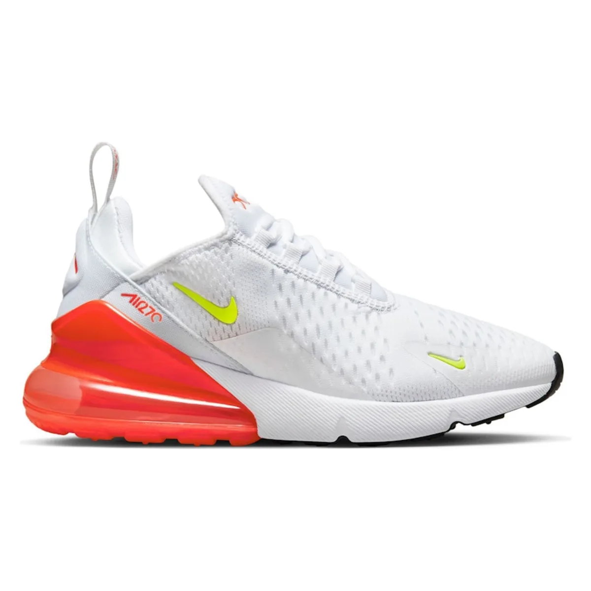 Nike Air Max 270 White Bright Crimson Volt (Women's)