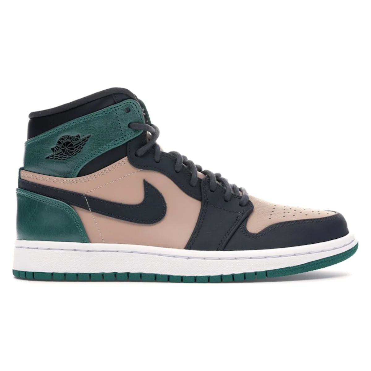 Jordan 1 Retro High Bio Beige Anthracite Mystic Green (Women's)