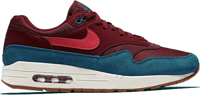 Nike Air Max 1 "Teal Burgundy"
