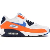 Nike Air Max 90 White Photo Blue Total Orange