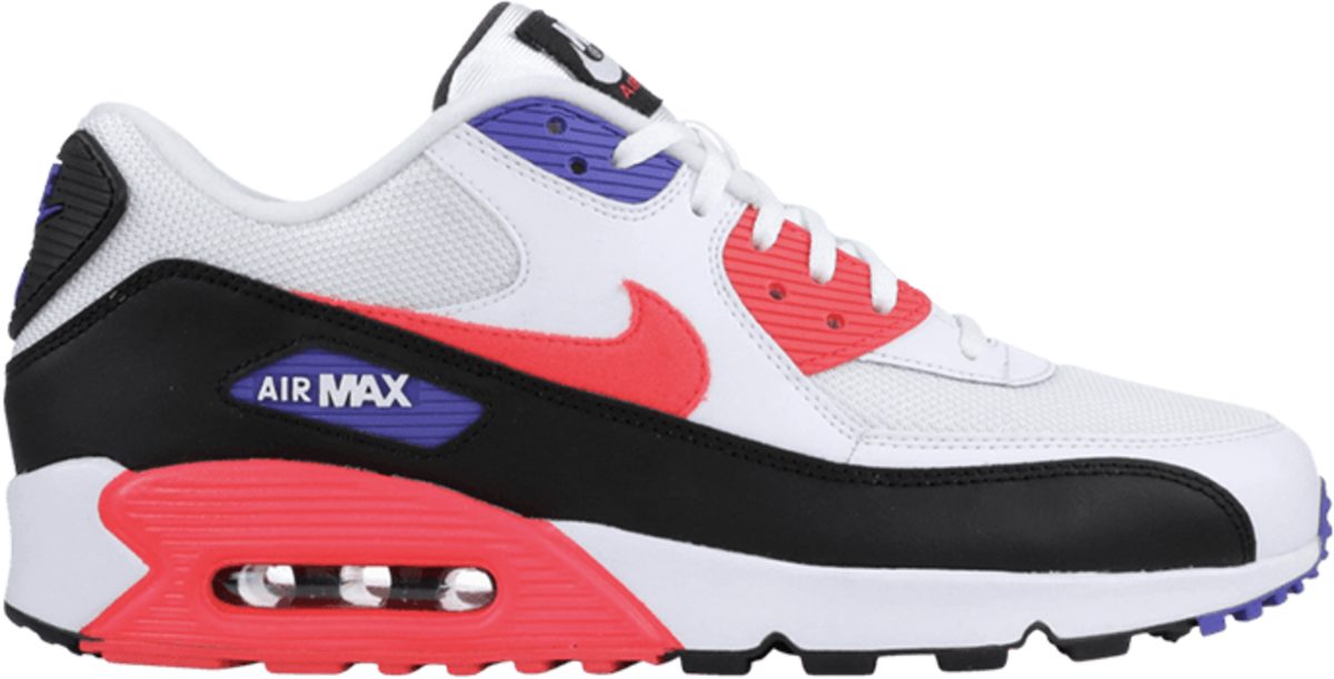 Nike air max clearance 90 white/red orbit/psychic purple/black