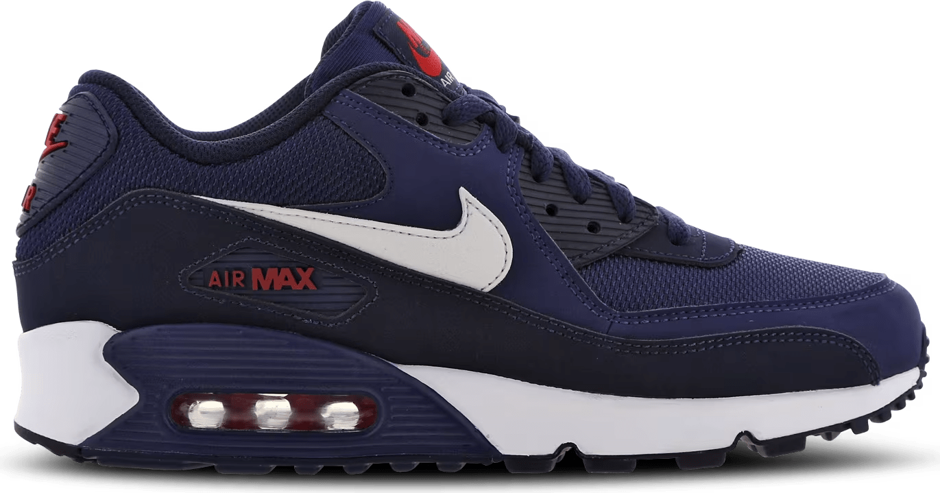 Nike Air Max 90 Midnight Navy University Red White