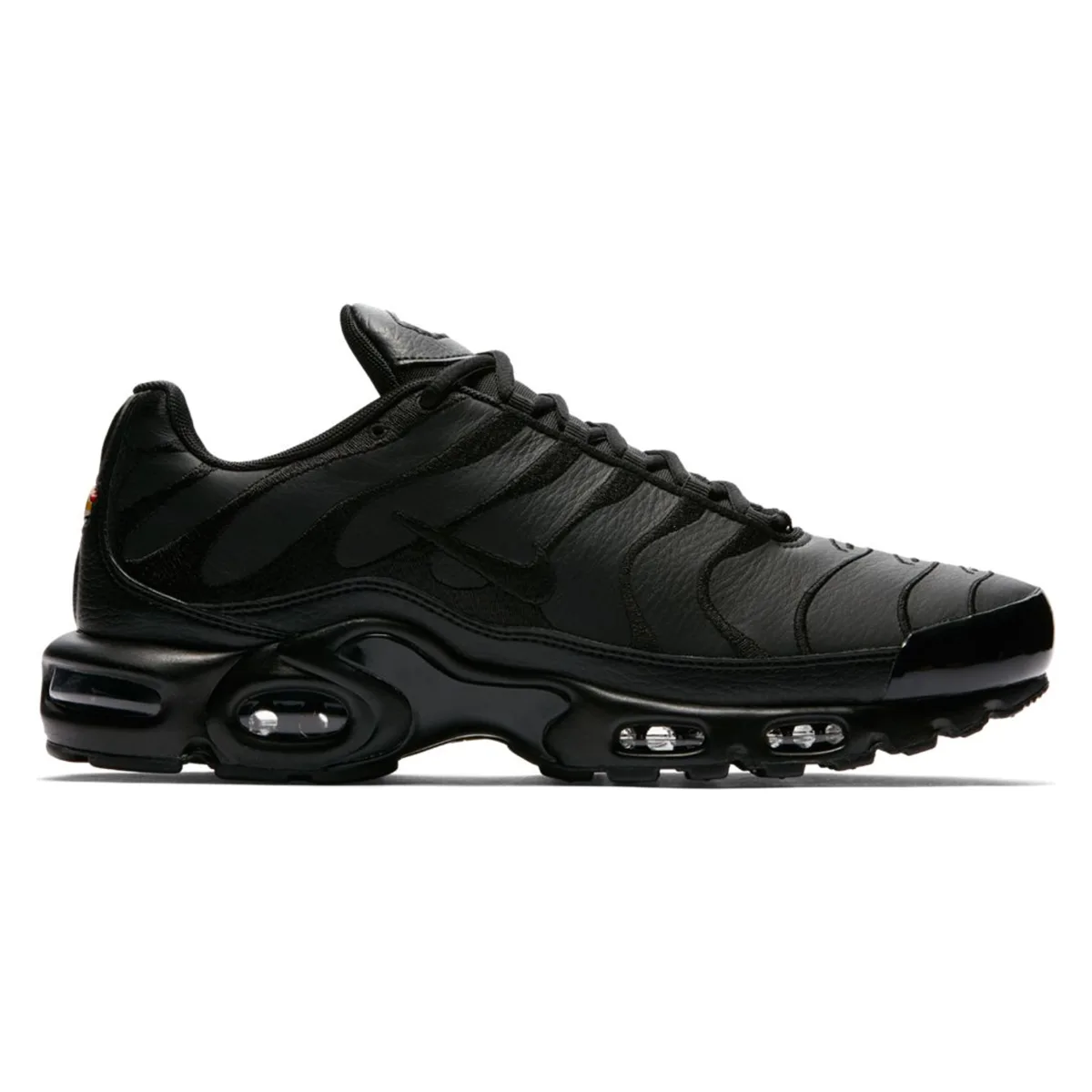 Nike Air Max Plus Triple Black Leather