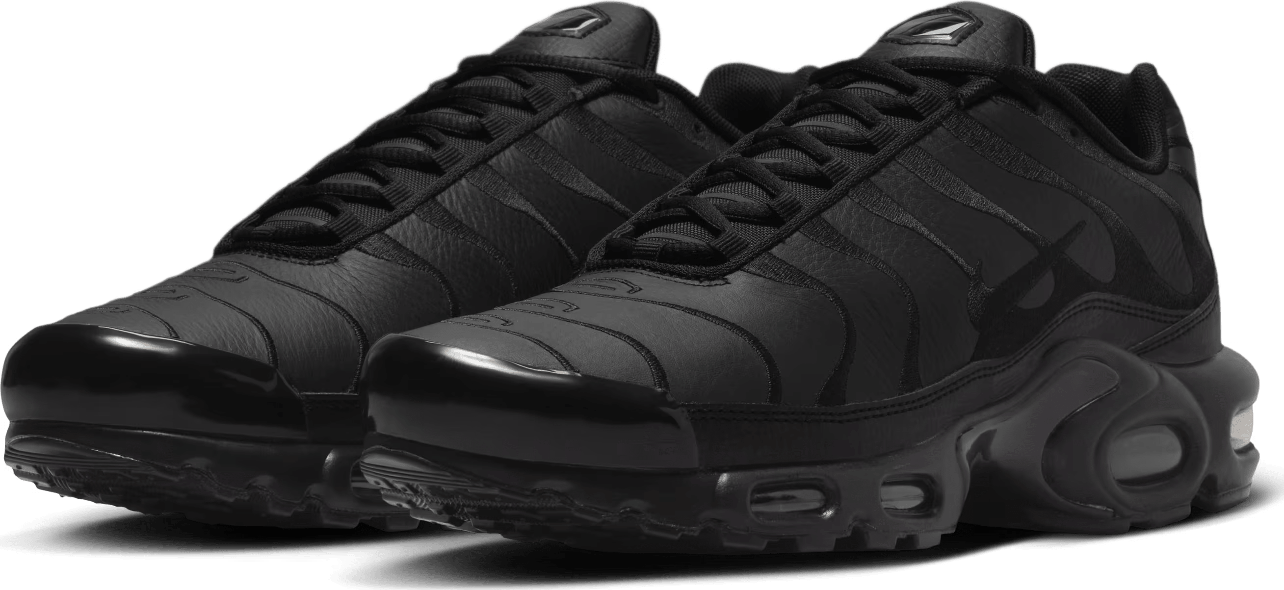 Nike Air Max Plus Triple Black Leather