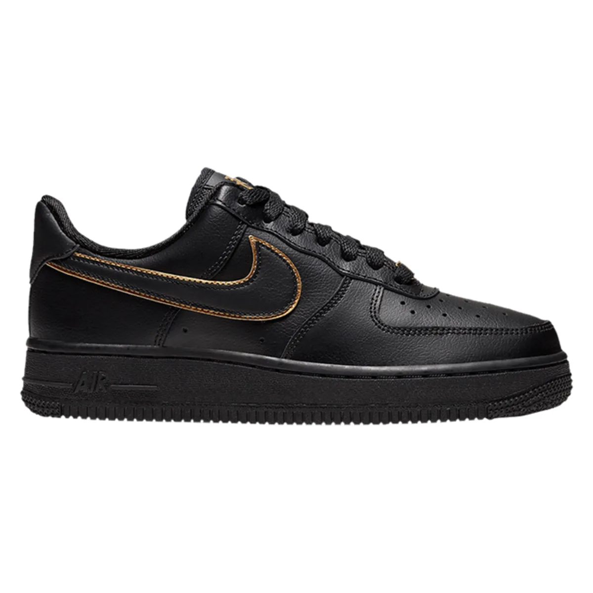 Nike Air Force 1 Low "Black Gold Swoosh"