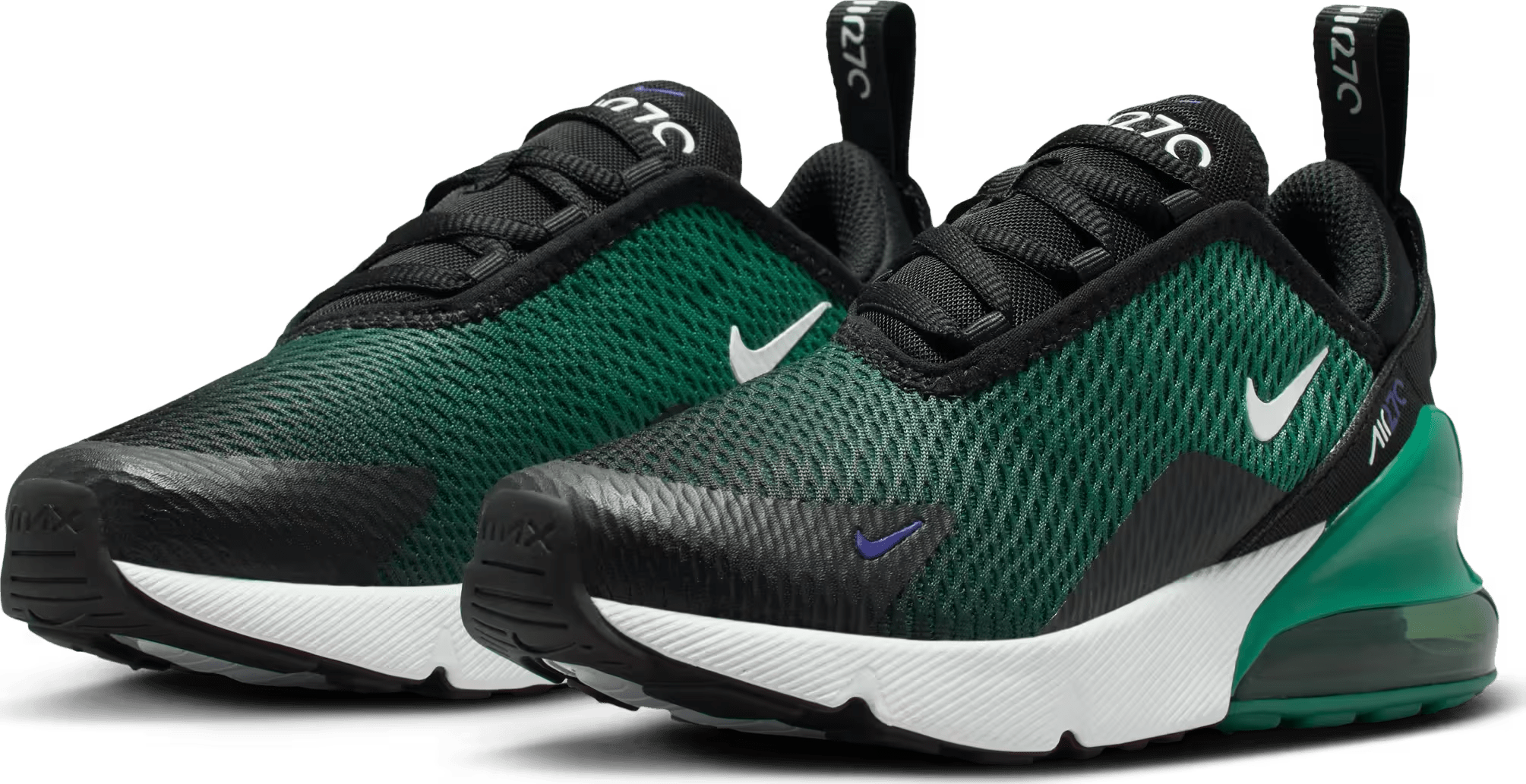 Nike Air Max 270 Black Evergreen Aura Deep Night (PS)
