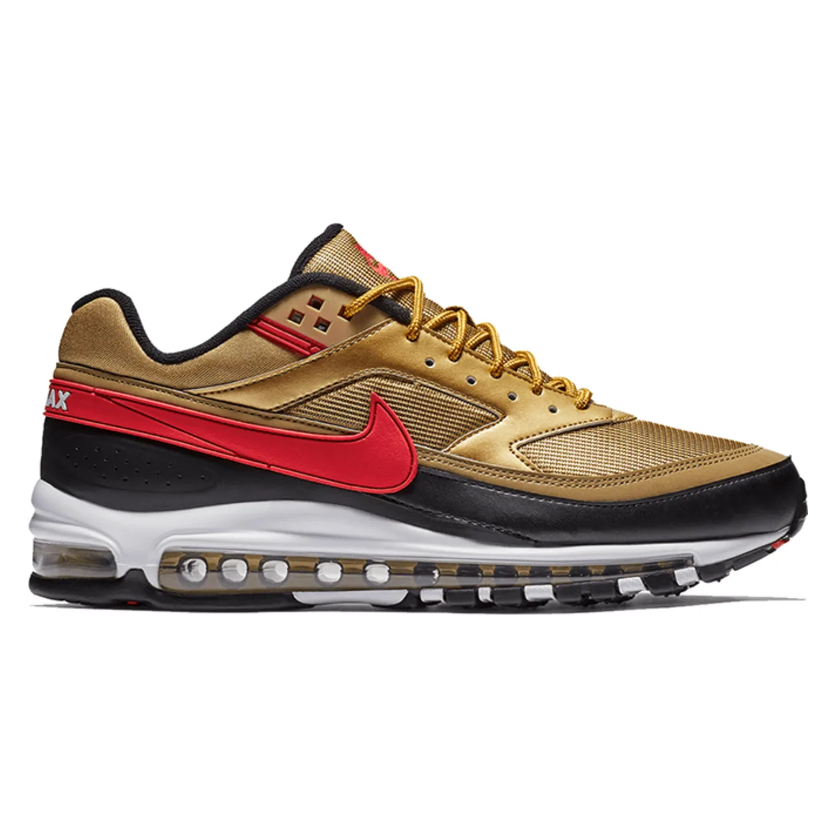 Nike Air Max 97/BW "Metallic Gold/University Red"