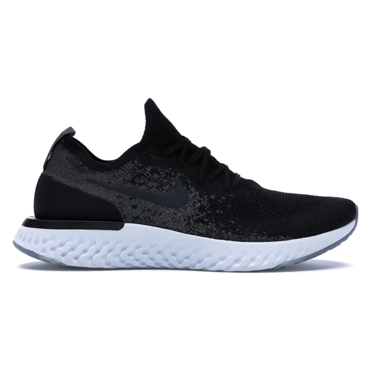 Nike Epic React Flyknit Black Dark Grey