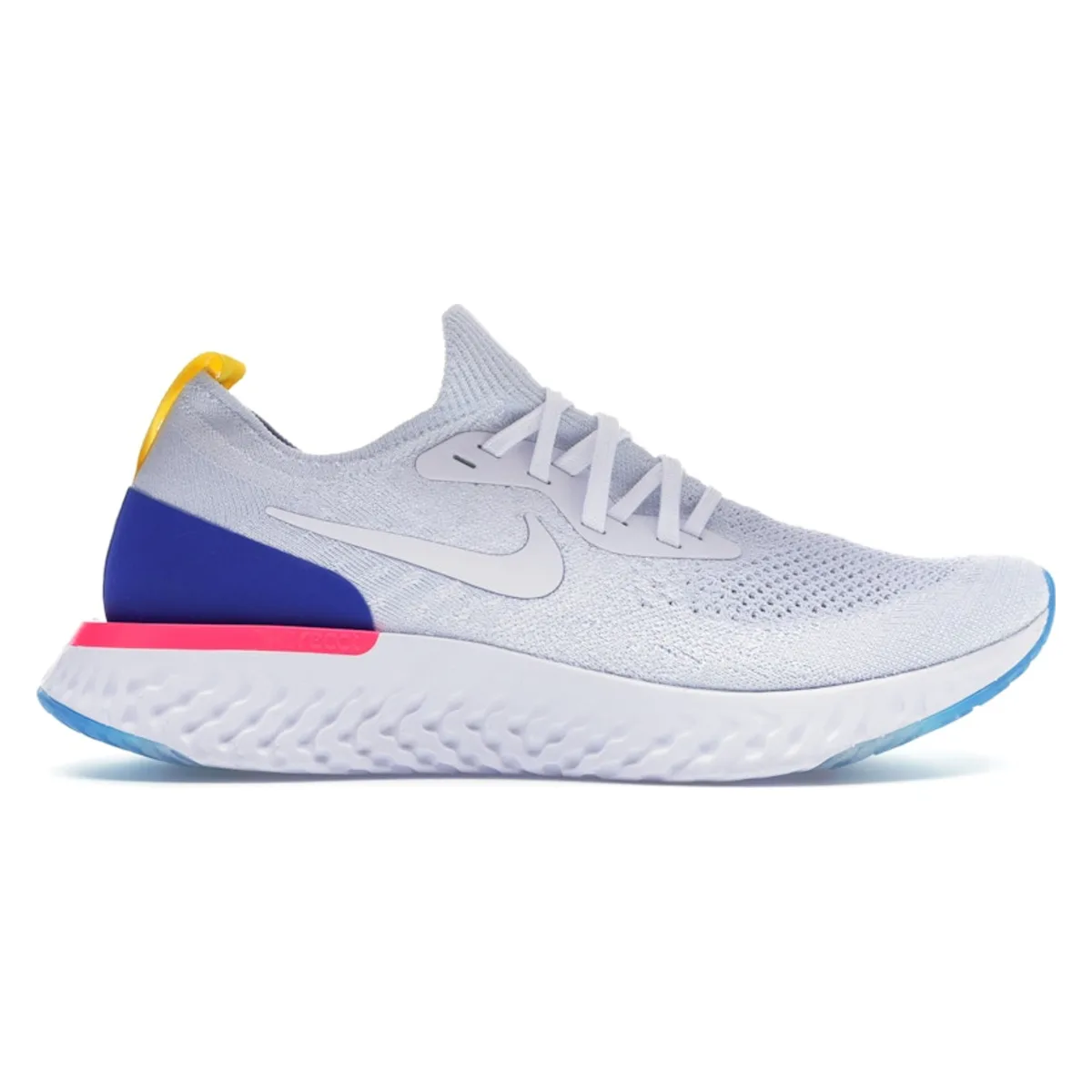 Nike Epic React Flyknit White/Pink Blast
