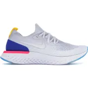 Nike Epic React Flyknit White/Pink Blast