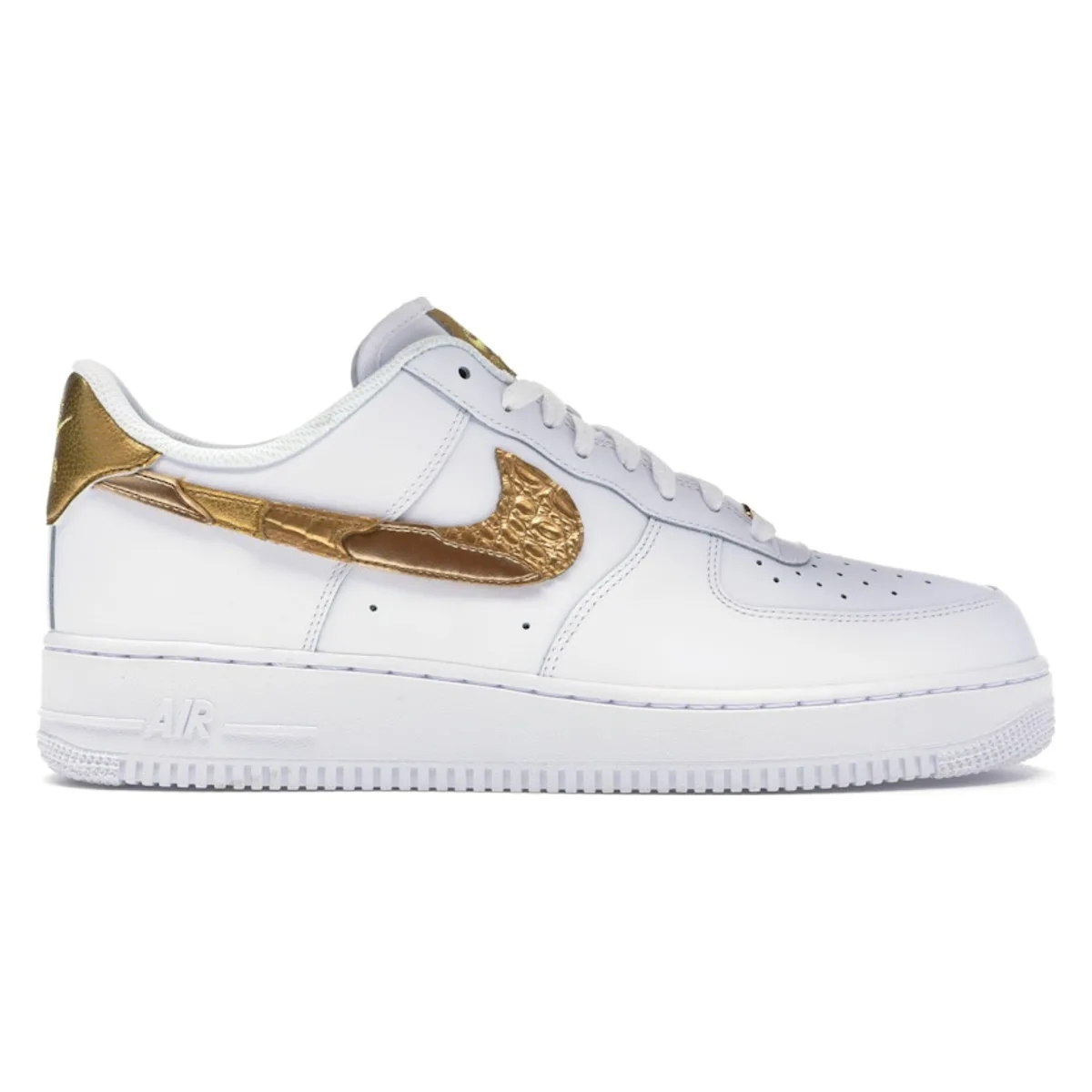 Nike Air Force 1 Low White CR7 Christiano Ronaldo Golden Patchwork