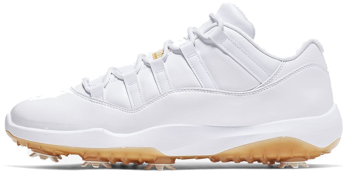 Air Jordan 11 Golf White Metallic Gold