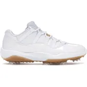 Air Jordan 11 Golf White Metallic Gold