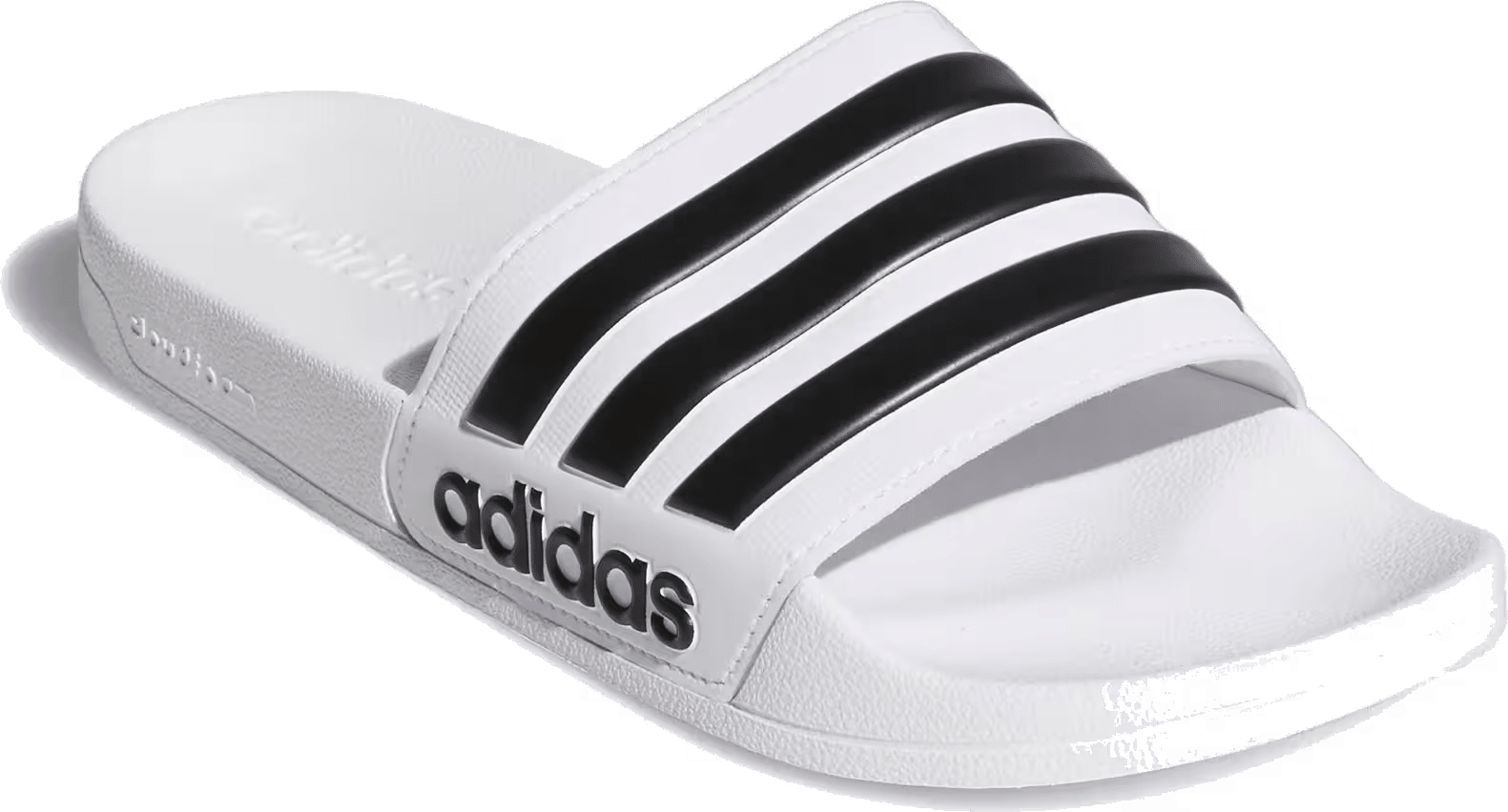 adidas Adilette Cloudfoam Slides Cloud White Core Black