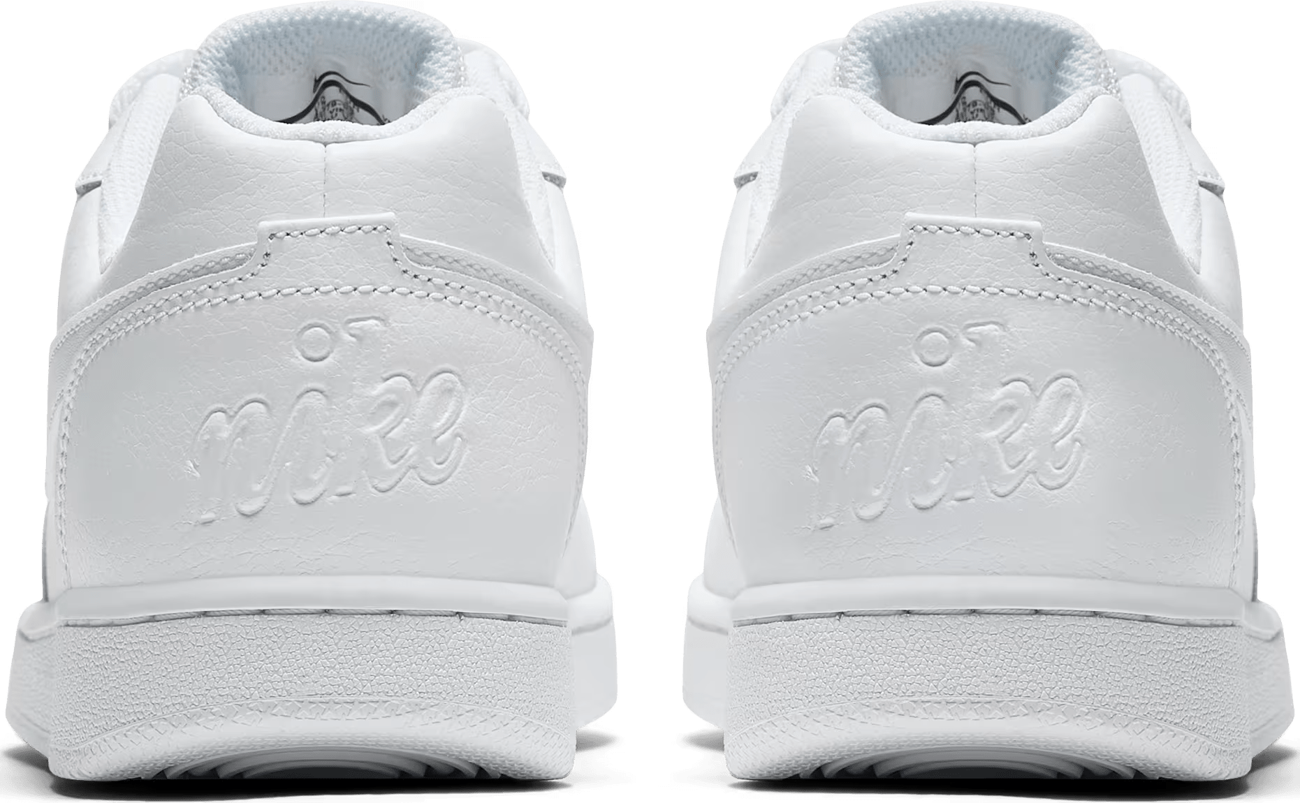 Nike Ebernon Low Triple White (Women's)