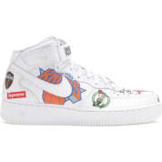 Nike x Supreme NBA Air Force 1 Mid White
