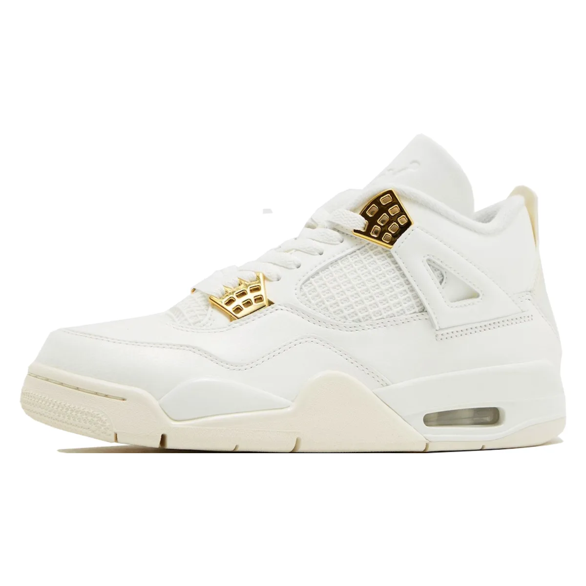Air Jordan 4 Retro Wmns "White and Gold"