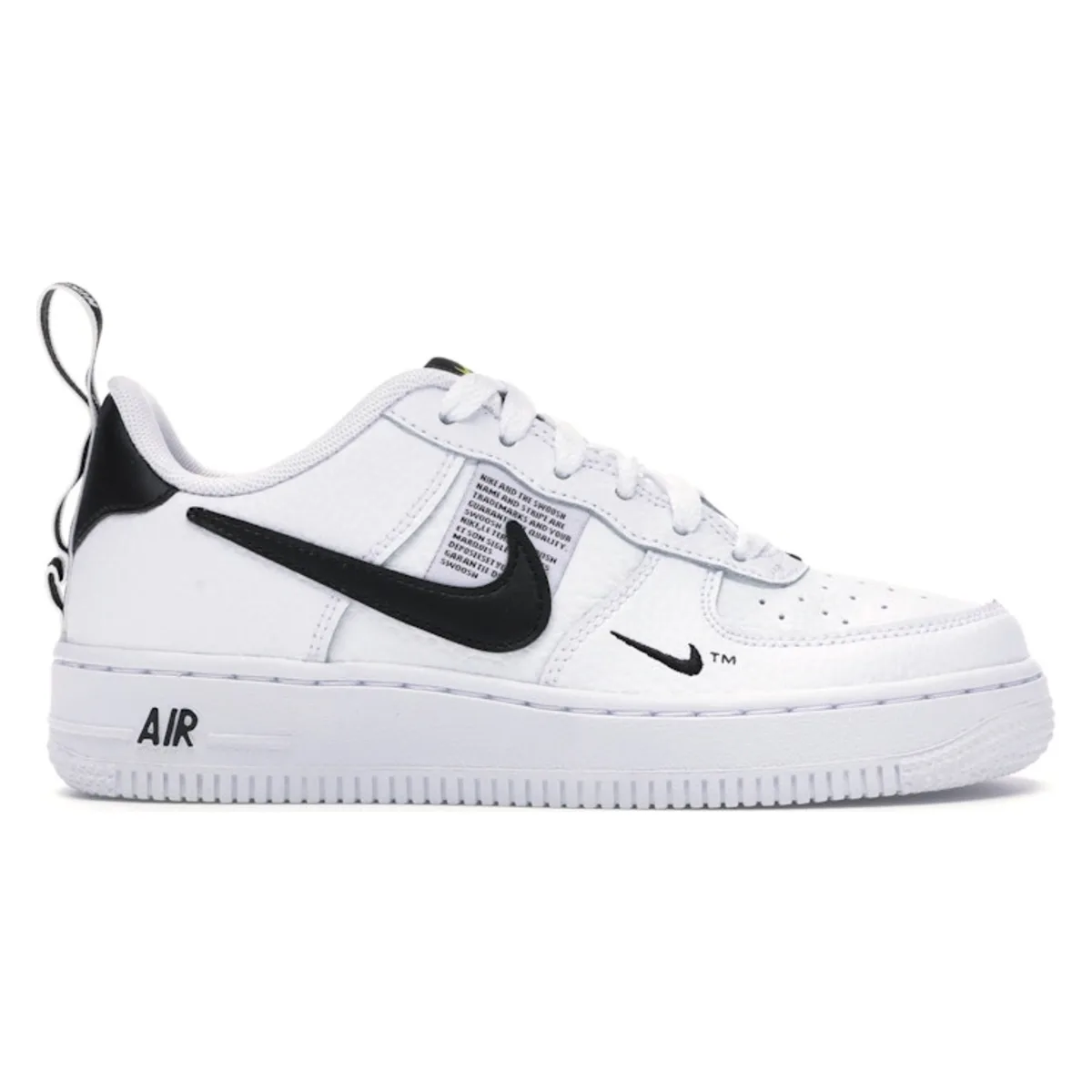 Ar1708 Nike Air Force 1 LV8 White Black Utlity (GS) |… | Sneaker Squad