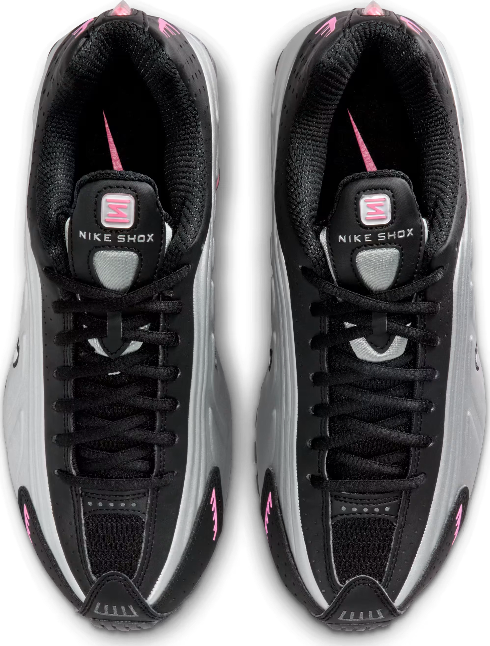 Nike Shox R4 Black Metallic Silver Pinksicle (Women's)
