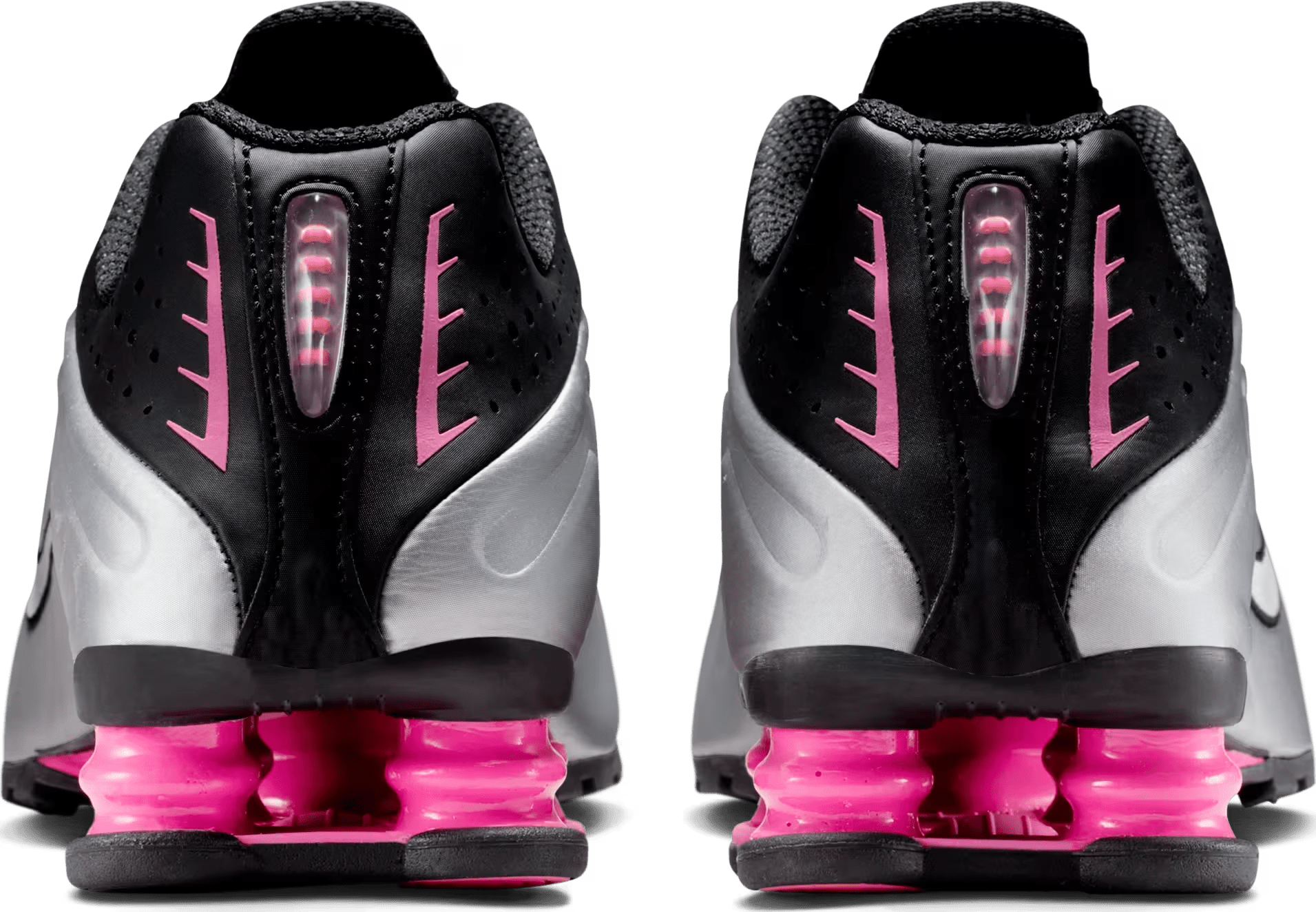 Nike Shox R4 Black Metallic Silver Pinksicle (Women's)