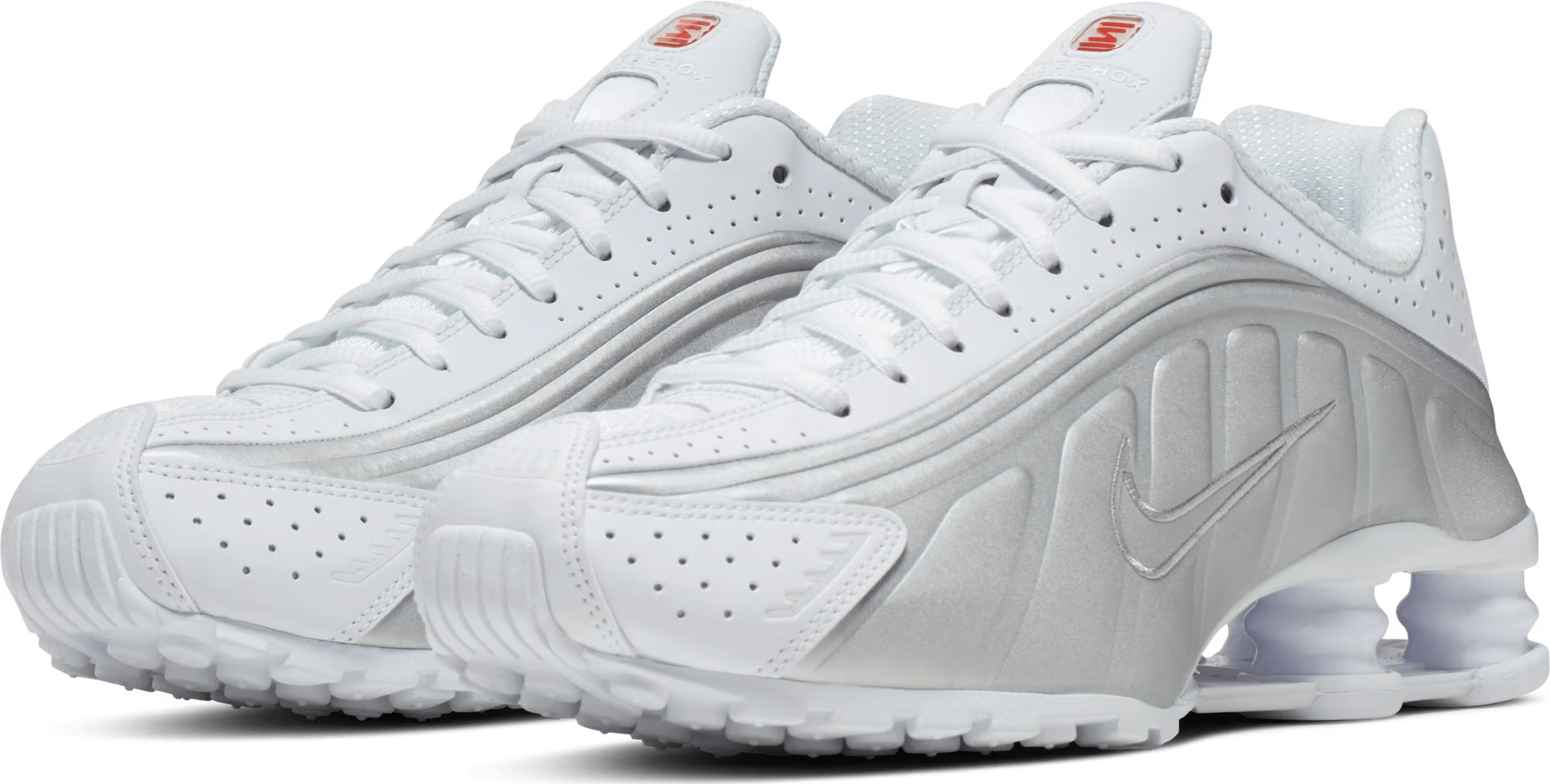 Nike Shox R4 "White Metallic Silver"