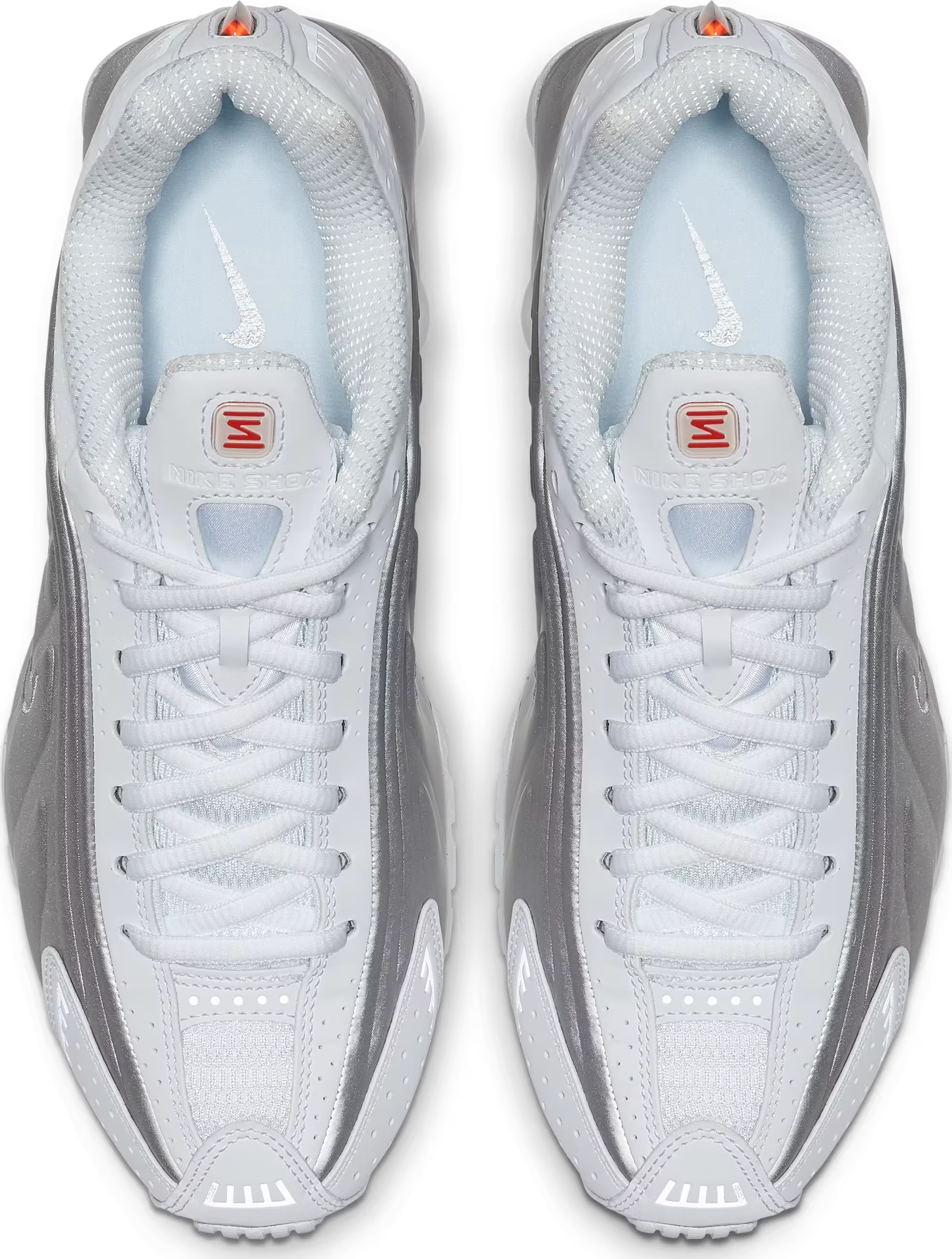 Nike Shox R4 "White Metallic Silver"