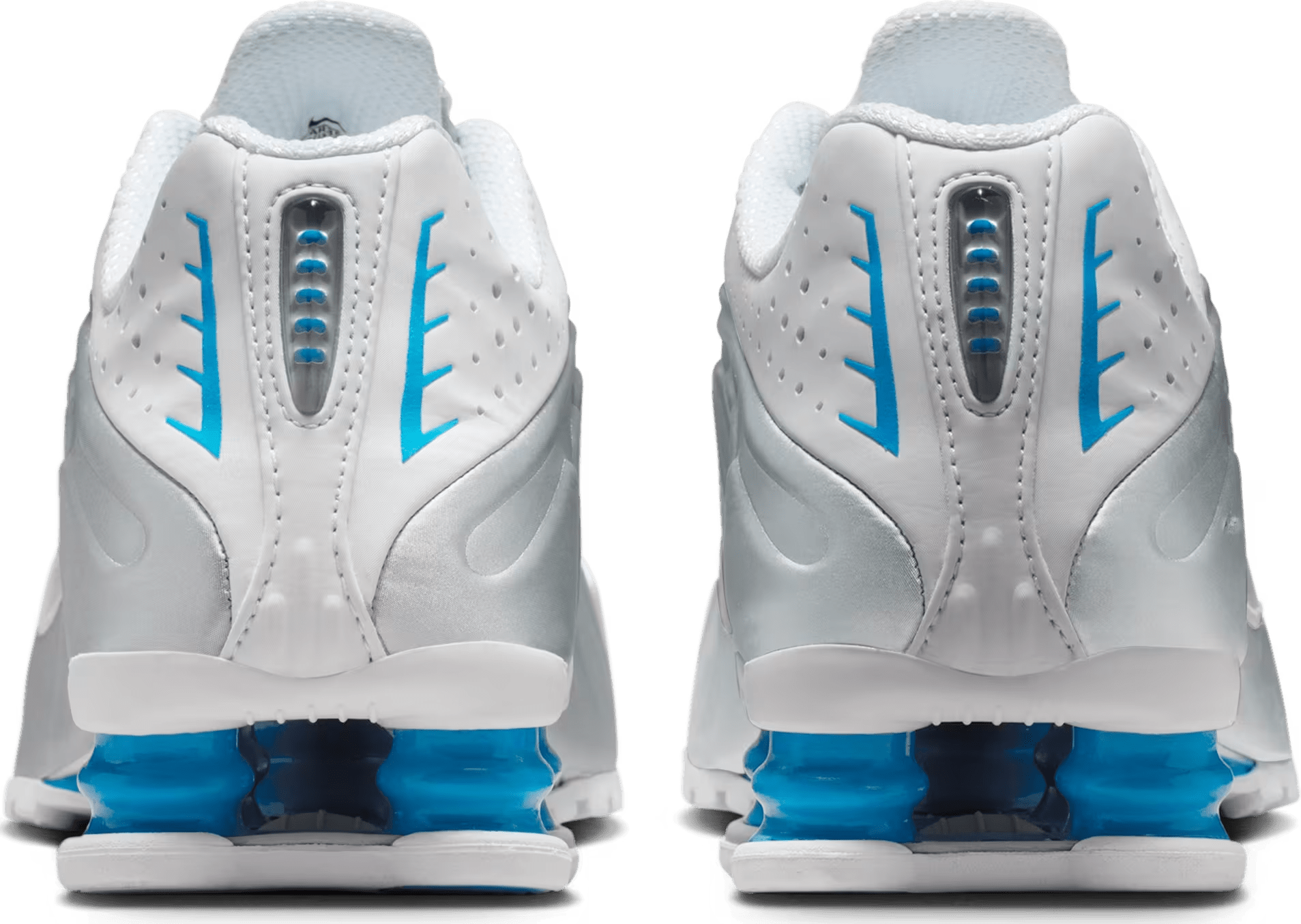 Nike Shox R4 "White Blue Hero Silver"
