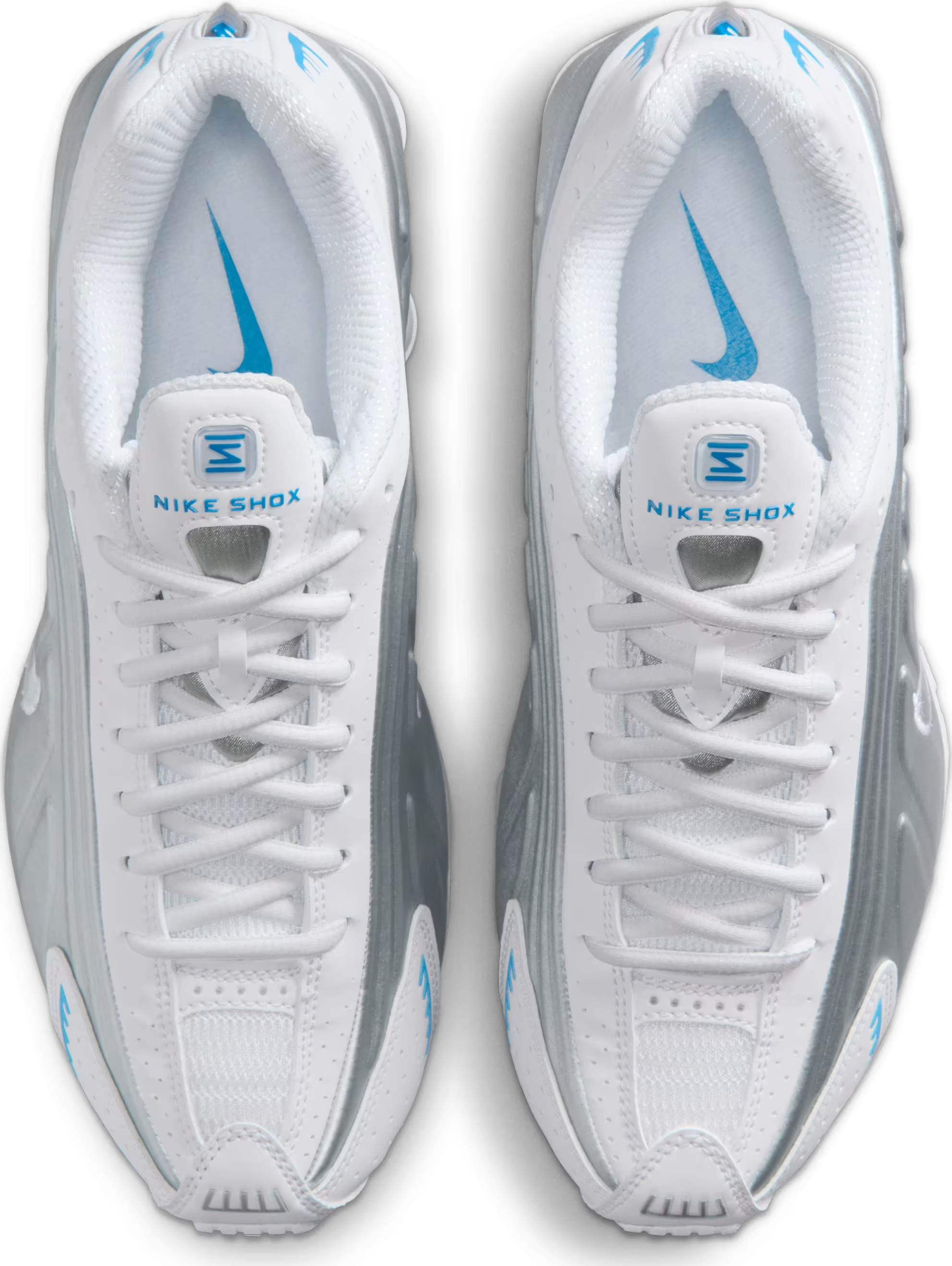 Nike Shox R4 "White Blue Hero Silver"
