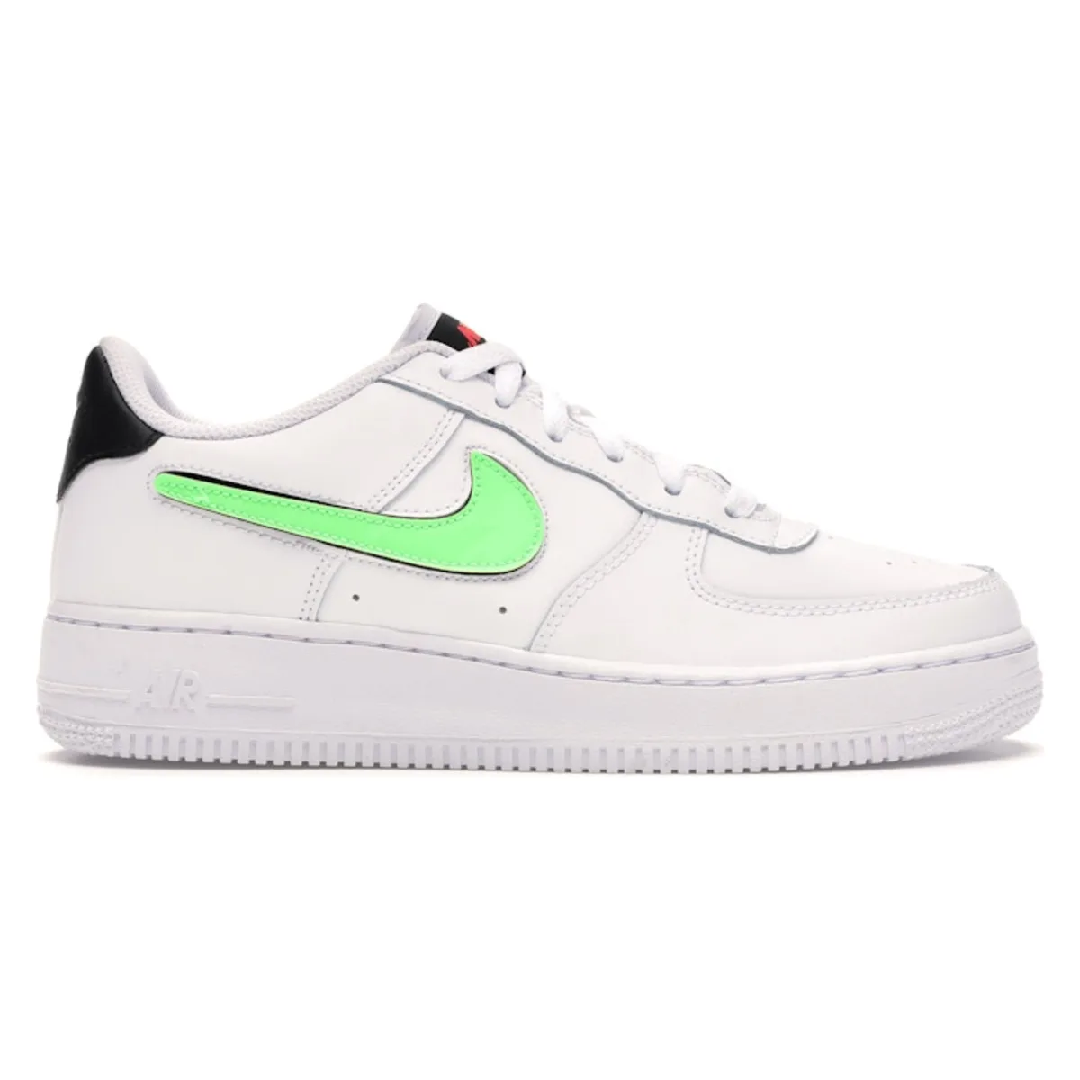 Nike Air Force 1 Low Removable Swoosh White Green Strike (GS)