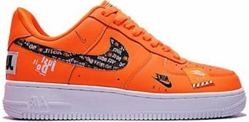 Nike Air Force 1 '07 Premium "Just Do It" Orange