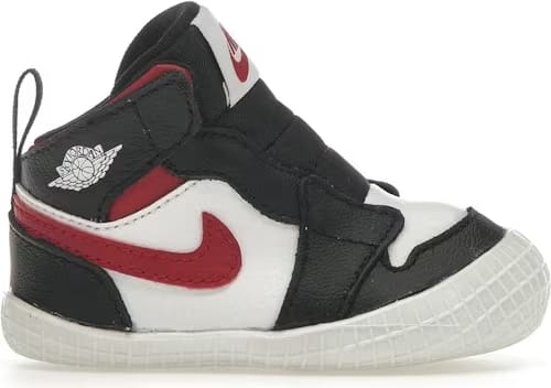 Jordan 1 Crib Bootie Black White Gym Red (I)