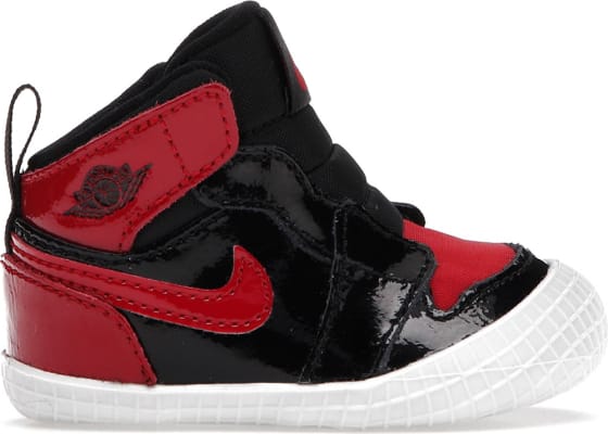 Jordan 1 Crib Bootie Bred Patent (I)