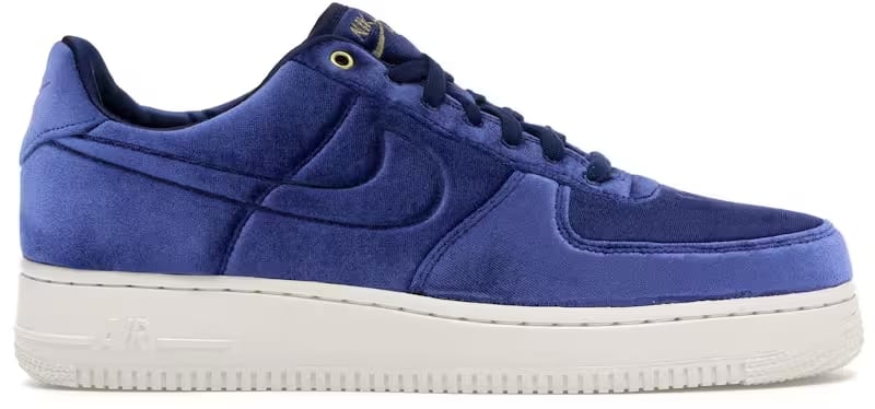 Nike Air Force 1 Low Premium 3 Velour Blue Void
