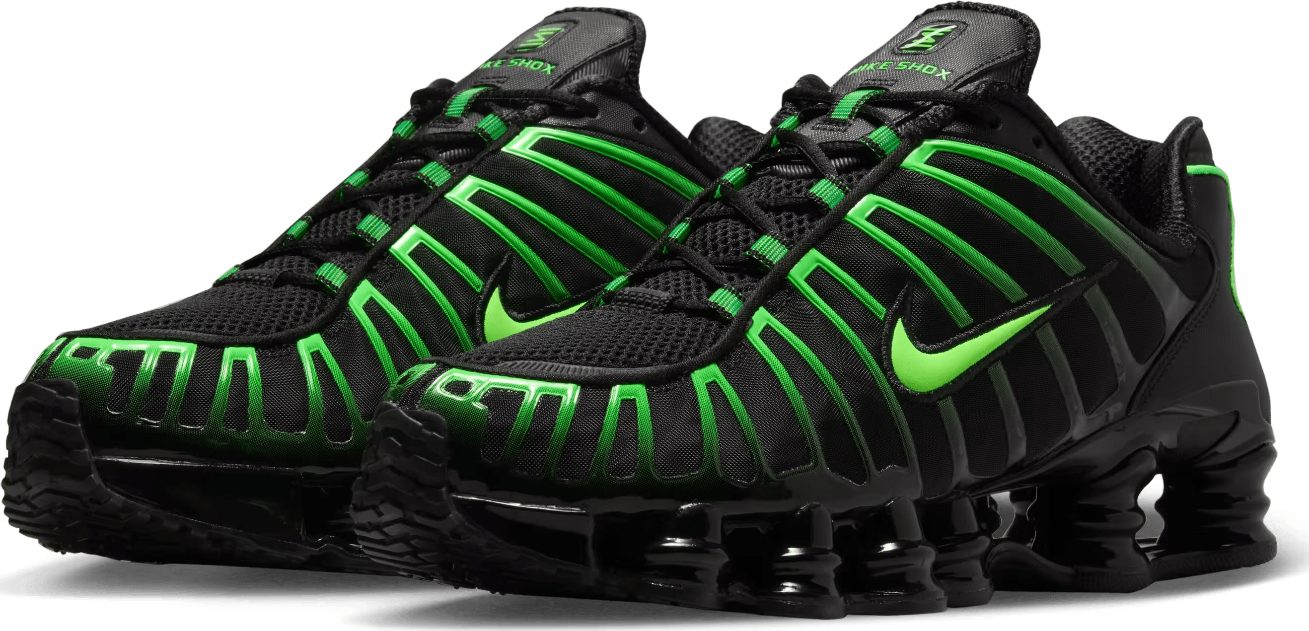 Nike Shox TL "Black Green Strike"