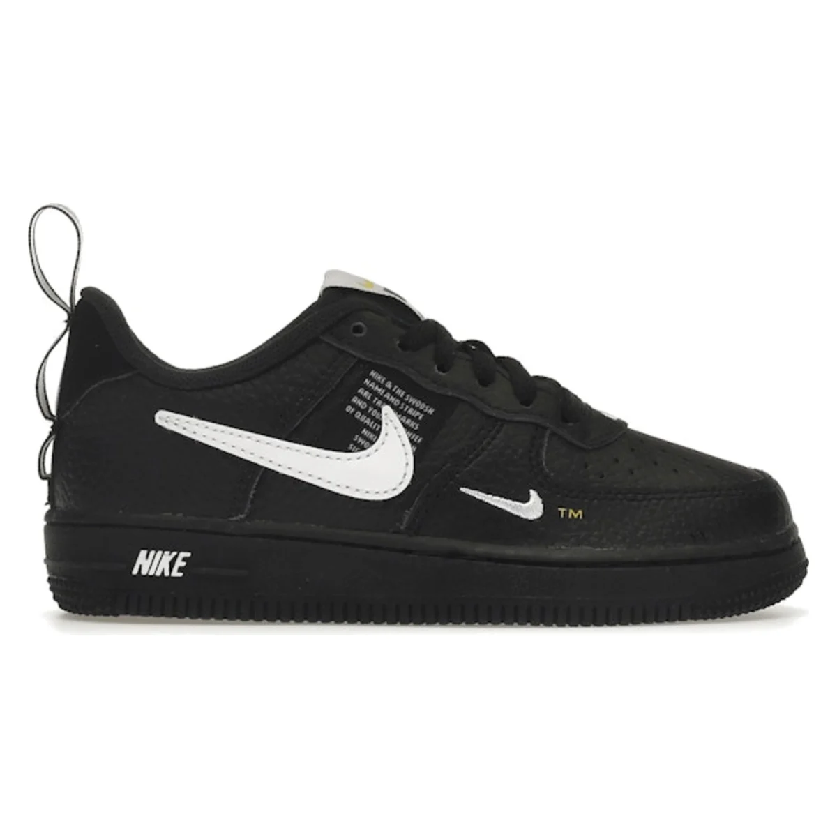 Nike Air Force 1 Low LV8 Utility Black White (PS)