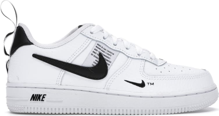 Nike Air Force 1 Low Utility White Black (PS)