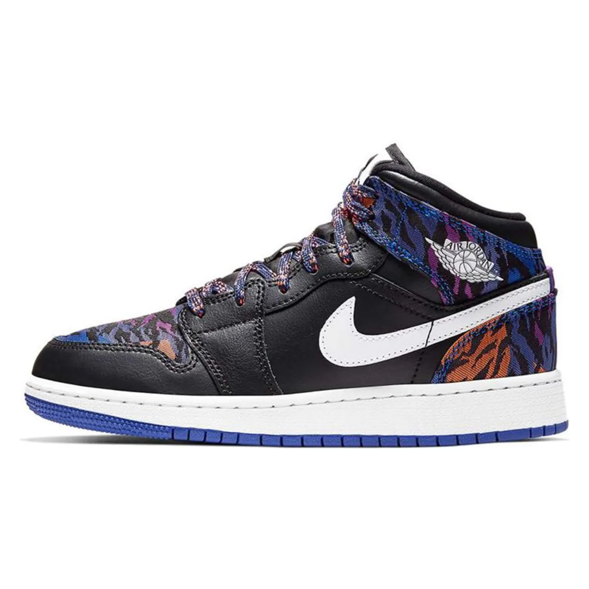 Jordan 1 Mid Multi-Color Tiger Stripe (GS)