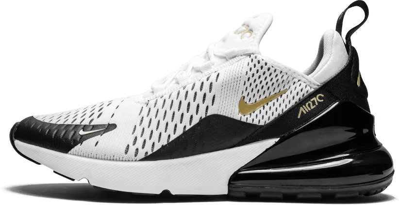 Nike Air Max 270 White Metallic Gold