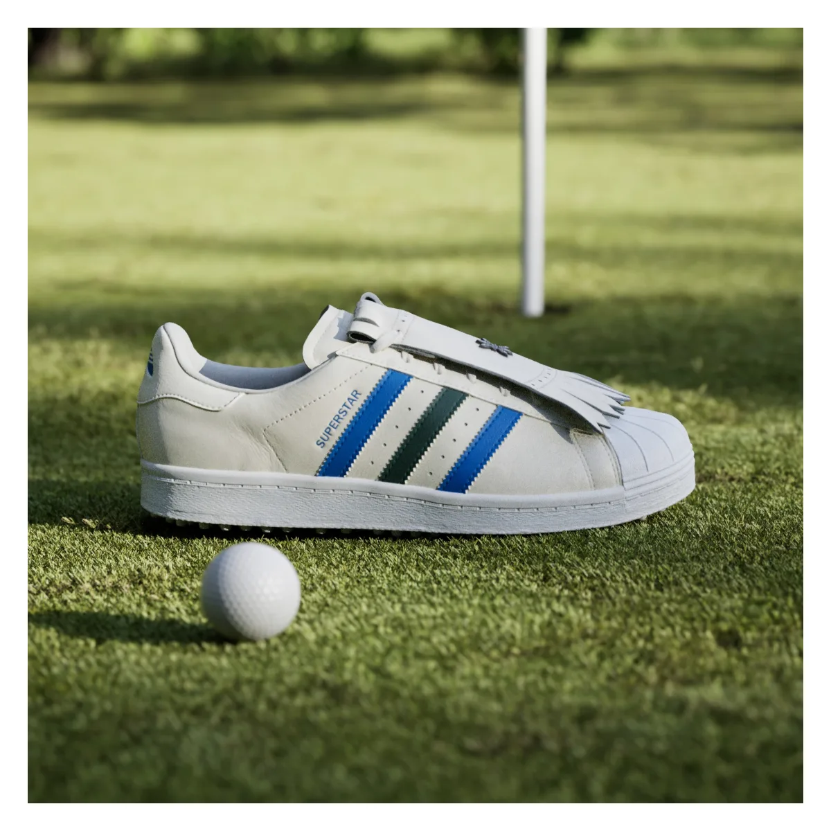 Adidas Superstar Rolling Links Spikeless Golfschoenen "Chalk White"